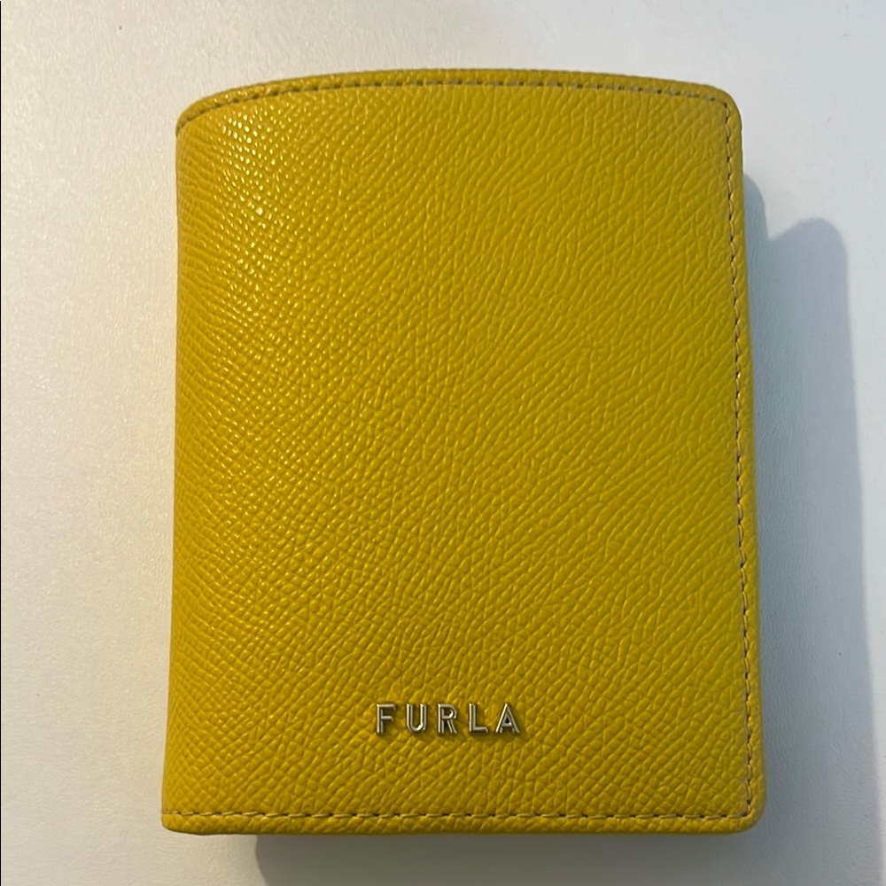Furla Mustard Leather Wallet